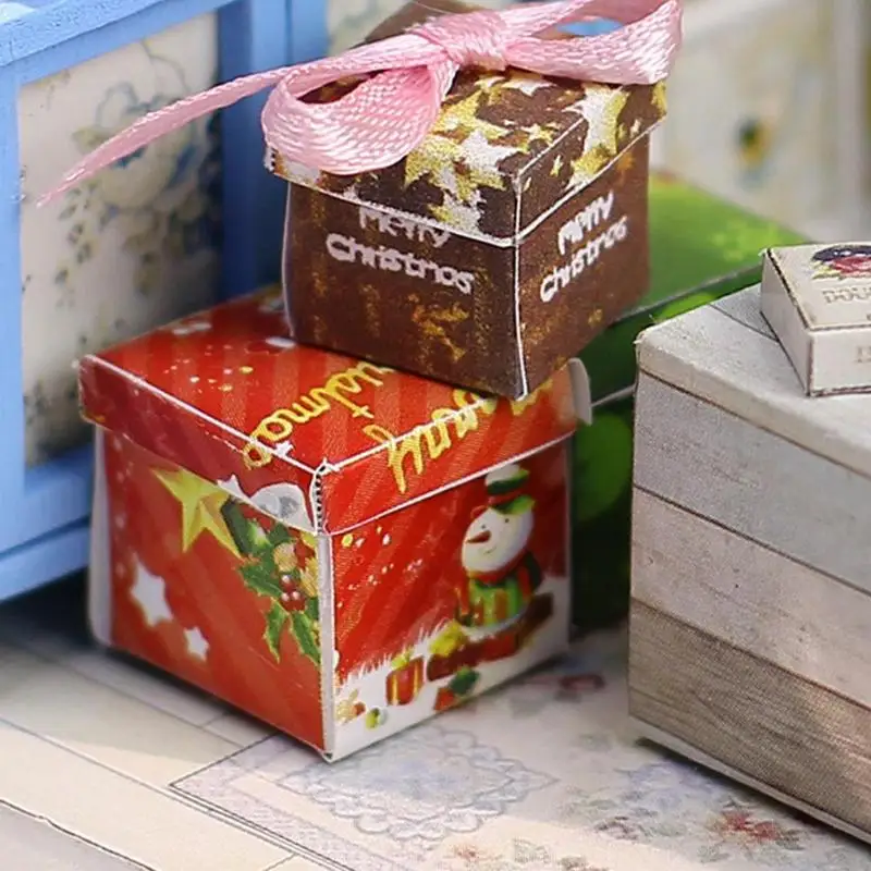 Рождественский отдых DIY Кукольный дом деревянный миниатюрный кукольный домик w/пылезащитный лист деревянный дом, игрушки для детей подарок на день рождения