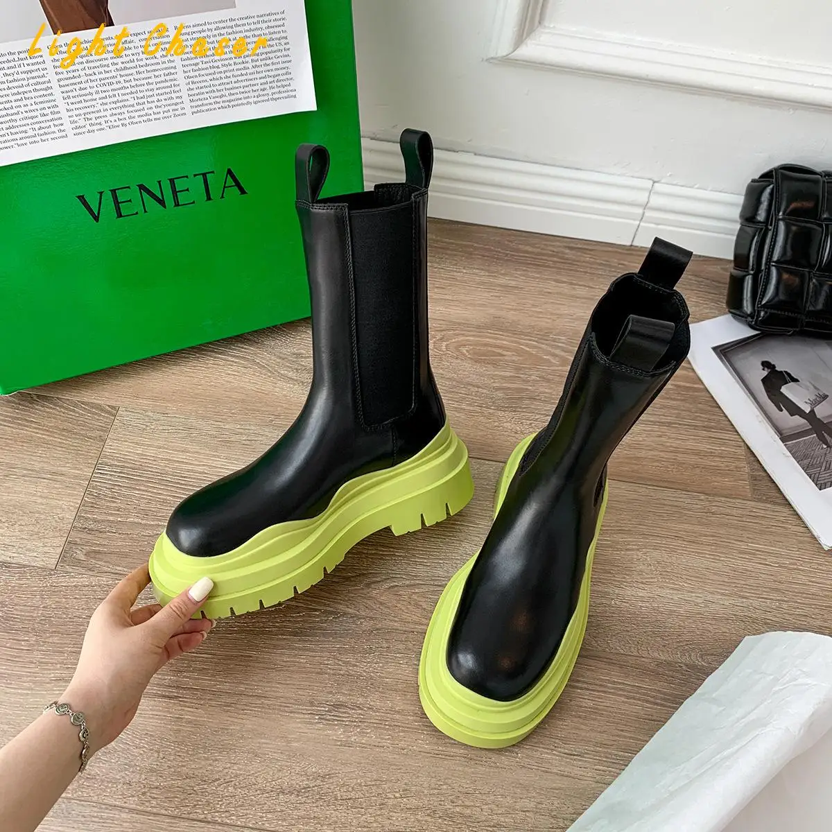 Luxury Chelsea Boots Women Ankle Boots Motorcycle Boots Female Autumn Winter Shoes Woman Punk Motorcycle Boots Spring Winter