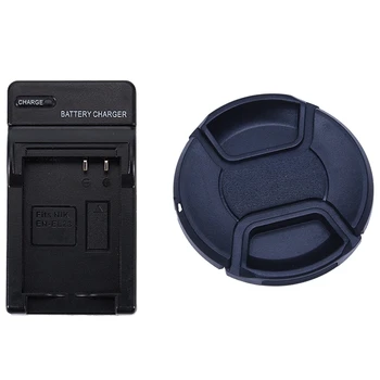 

1 Pcs 67 mm Lens Cap Protective Cover & 2 Pcs EN-EL23 Battery Charger for Nikon Coolpix P610 P600 P610S B700 P900