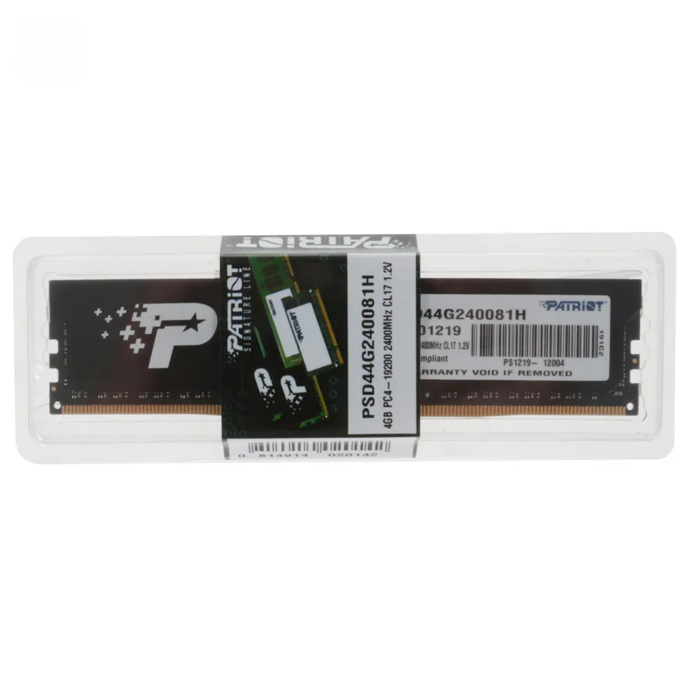 Модуль памяти PATRIOT 4GB PC19200 DDR4 PSD44G240081H