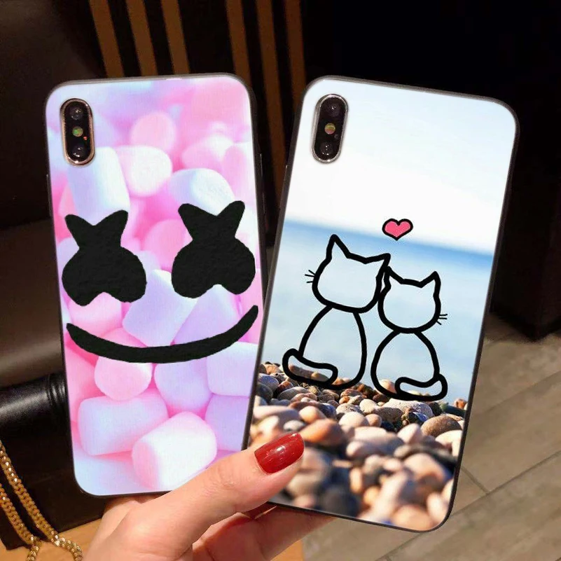 Чехол для Телефона TPU силиконовый роскошный чехол iPhone X 8 6 S 7 Plus задняя крышка