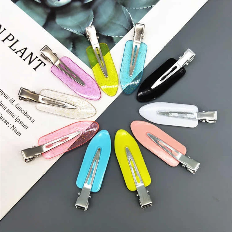 

New Product Hot Style Korean Candy Color Popular Seamless Hairdressing Bangs Clip Cute Sweet Hairpins Girl Styling Tool Barrette