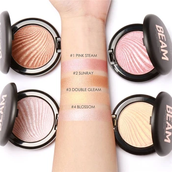 

FOCALLURE highlight powder highlighter contour palette new 4-color super luminous beam highlighter palette BBB2