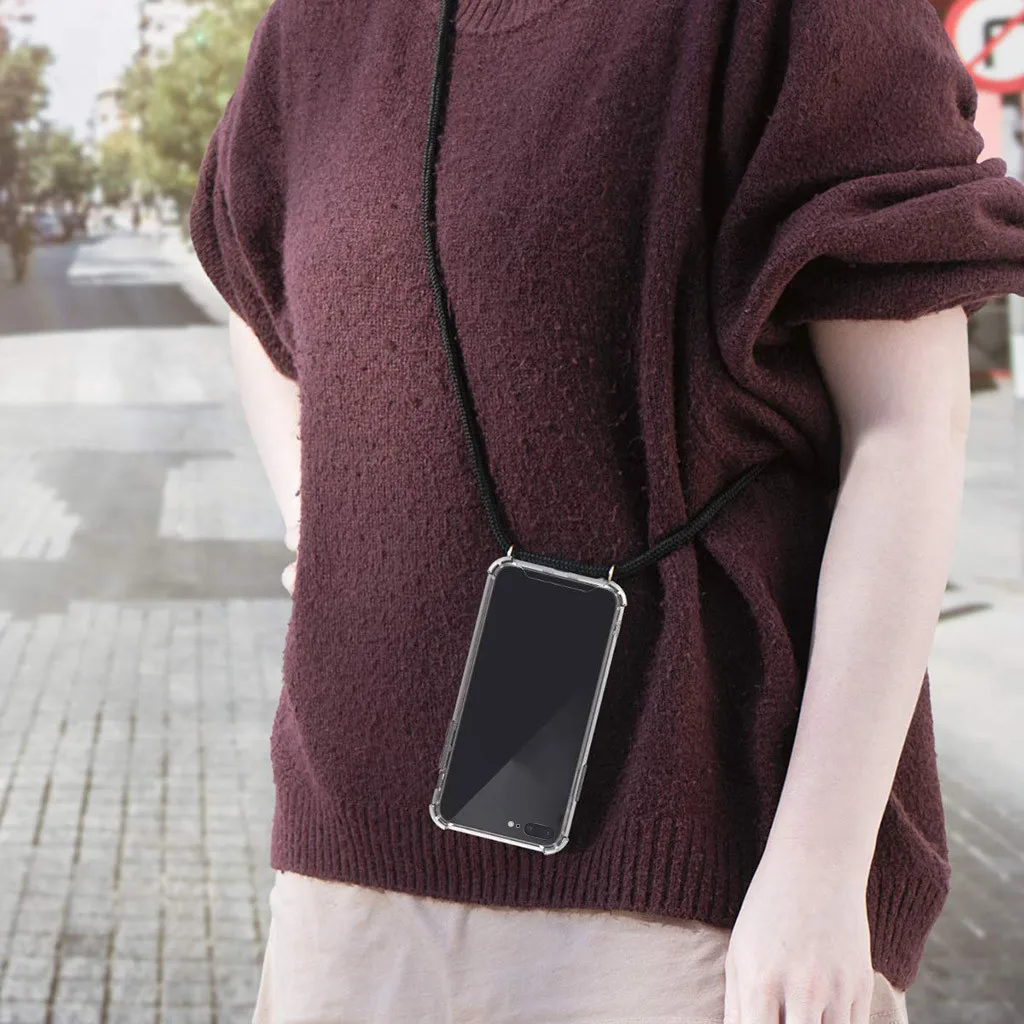 Нашейные ремешки, выдвижной силиконовый чехол для iPhone 7/8 Plus/iPhone 7/8/XS MAX/iPhone X/iPhone XR