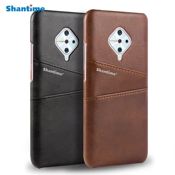 

PU Leather Back Cover For Vivo V17 Phone Case For Vivo S1 Pro Card Slot Case For Vivo S5 Cover For Vivo Y9S Business Case