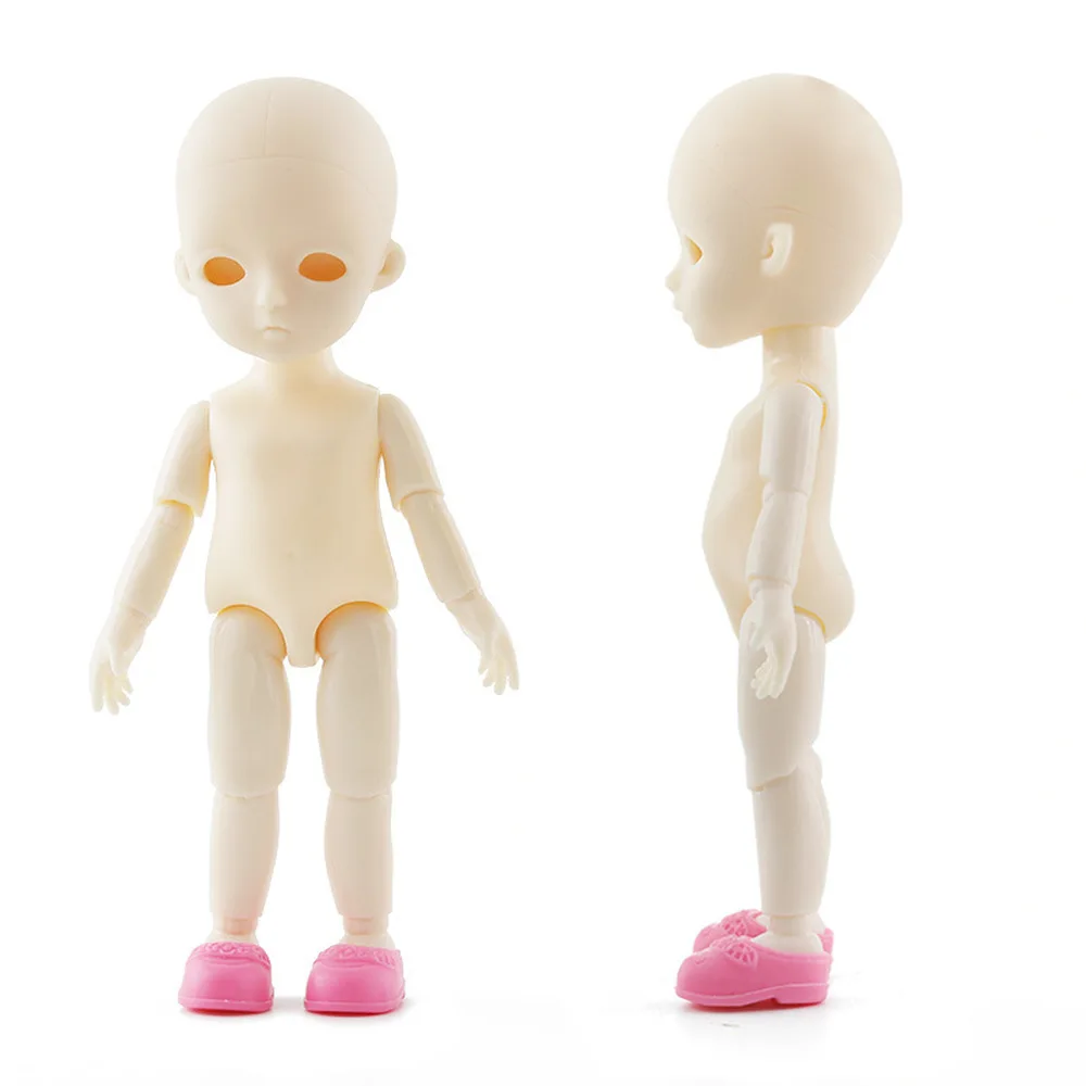 1 шт. 1/12 16 см сменные куклы Bjd для макияжа голые обнаженные 13 шарнирных тела DIY