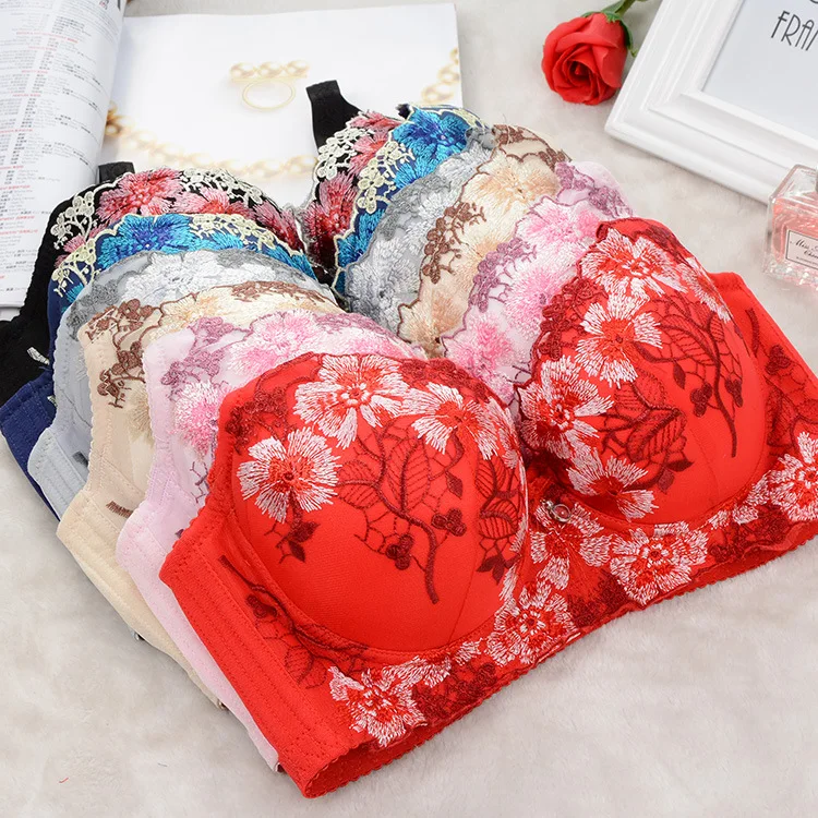 

Бюстгальтер для девочек с вышивкой из бутика, нижнее белье, красивый бюстгальтер с соблазнительными деталями, привлекательный подходящий ко всему бюстгальтер, нижнее белье