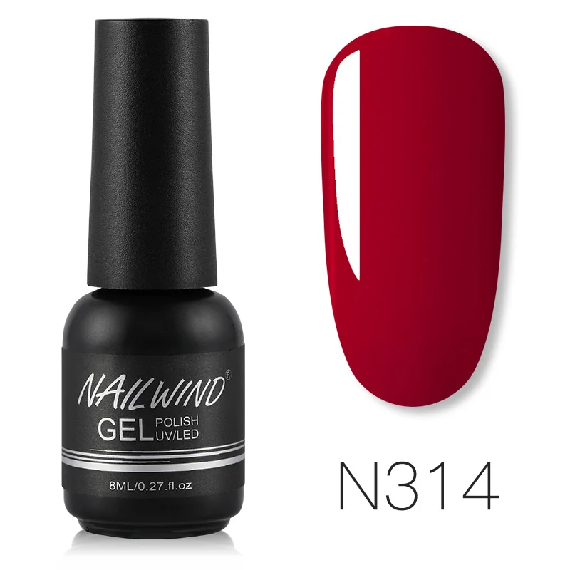 RE11-N314 NAILWIND набор УФ-гелей для ногтей, гибридный лак для маникюра, Полупостоянный УФ светодиодный Гель-лак, базовый топ, художественный Гель-лак для ногтей - Цвет: RE11-N314