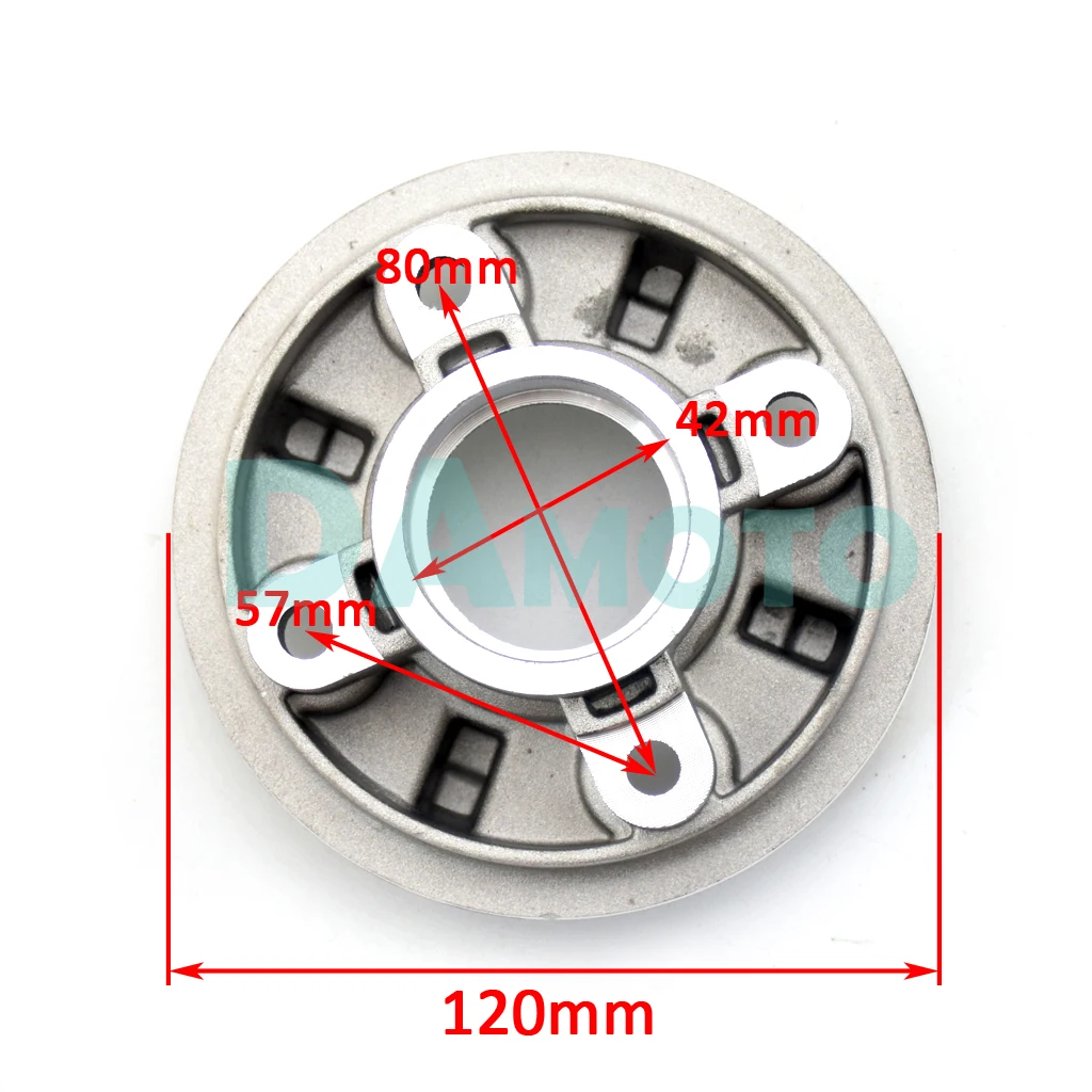 Ступица звездочки мотоцикла втулка колеса винт и подшипник заднего резинового