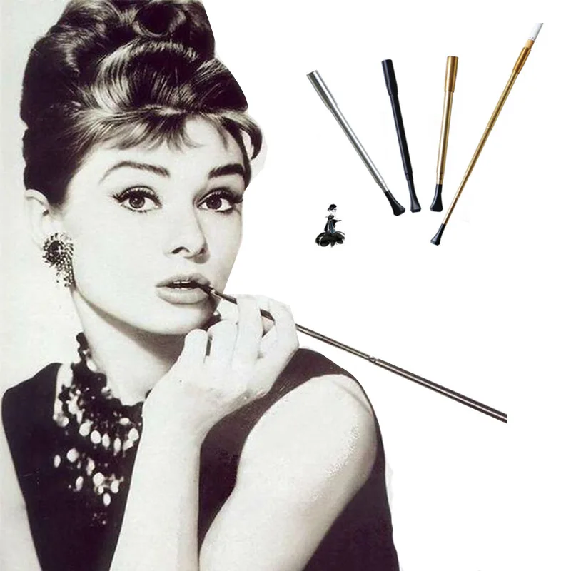 Cigarette-Holder FILTER Mouthpiece Smoking-Pipes Retro Hepburn Telescopic Photo-Performance-Prop