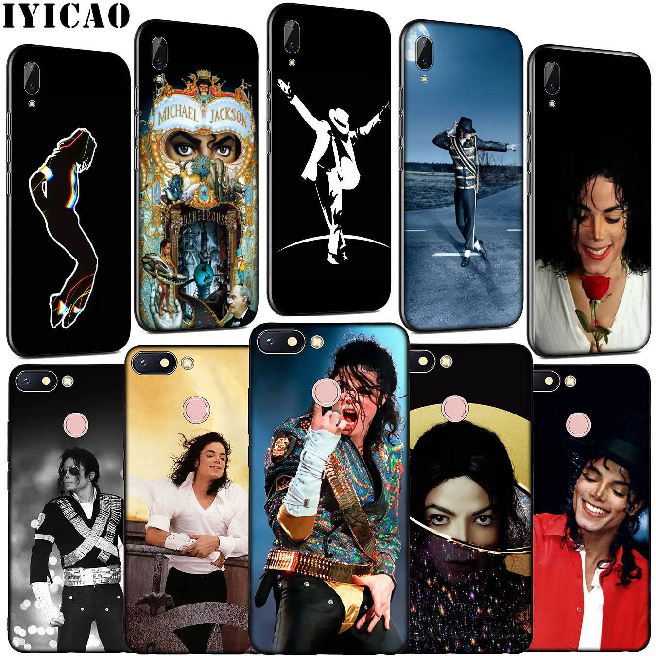 Michael Jackson MJ Hot Soft Silicone Phone Case for Xiaomi Redmi Note 8 8T 8A 7 7A 6 6A 5 5A K30 K20 Pro GO S2 Cover |