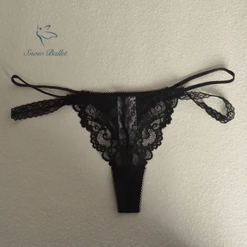 

2020 new spain style string double lace side elastic women underwear intimates sexy lingerie free shipping black lace