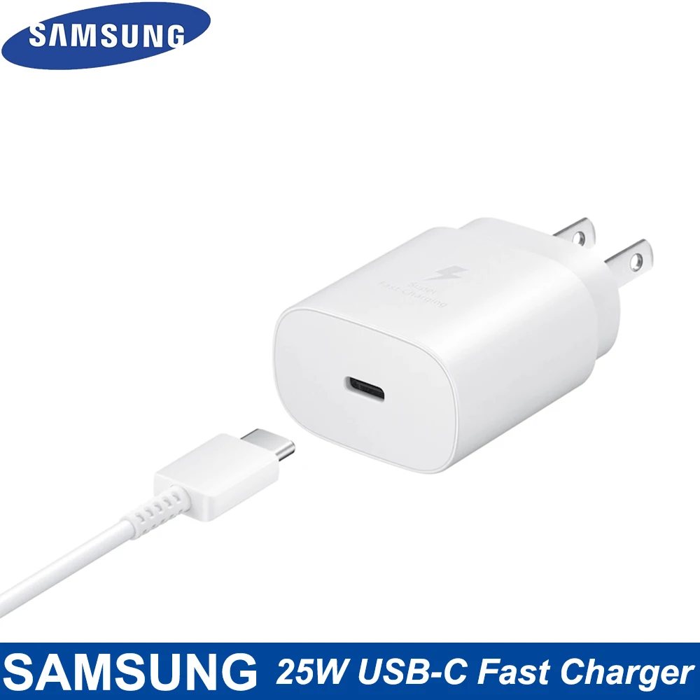 airpods usb c Original Samsung S20 5G 25W Charger Surper Fast Charge USB Type C Pd PPS Quick Charging For Galaxy Note 20 Ultra Note 10 S21 usb c fast charge