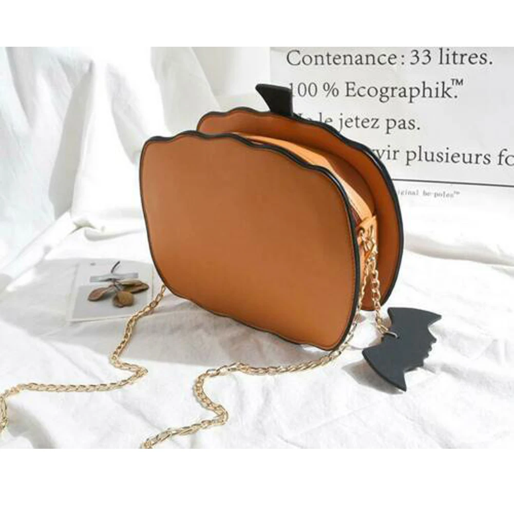 Плюшевый Рюкзак девушка Хэллоуин тыква в форме демона сумка через плечо Повседневная сумочка Сумочка