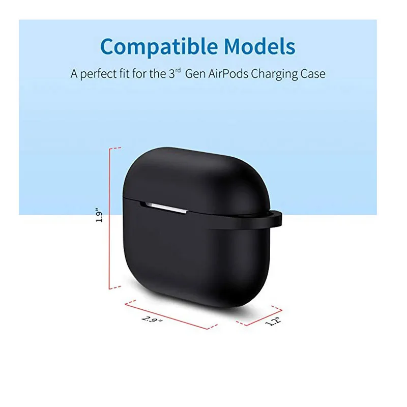 Футляр для наушников для AirPods Pro, силиконовый, тонкий, ударопрочный, устойчивый к царапинам, Bluetooth, защитный чехол для наушников AirPods Pro