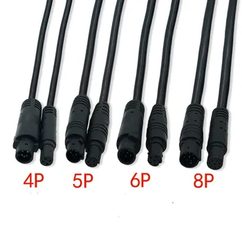 

AZGIANT For DVR Car Player Radio Video Camera extension cable 5pin 4pin 6pin 8pin 1pcs Male to female Rear view camera cable