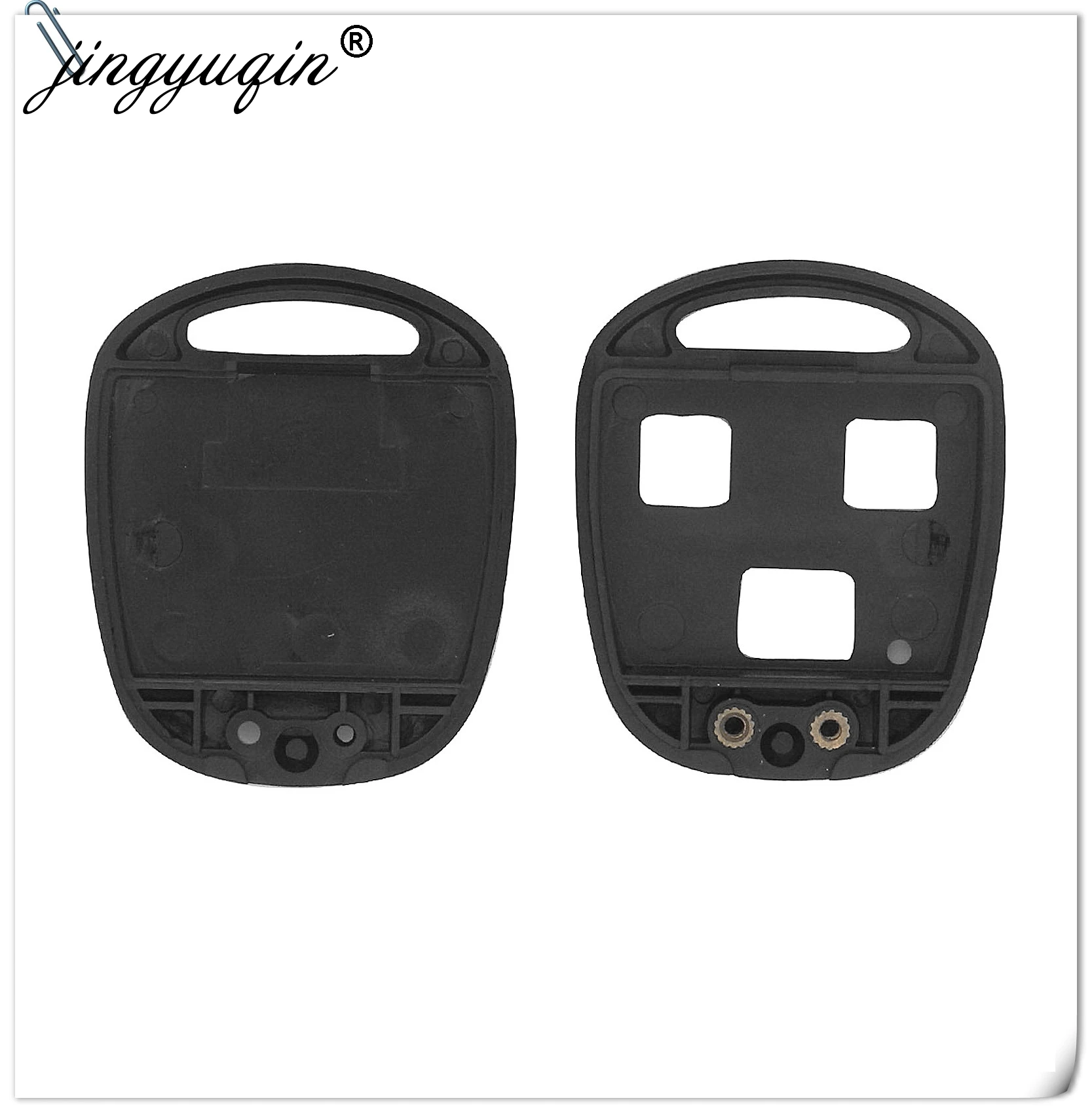 Jingyuqin 2 3 B дистанционный ключ оболочки для Toyota Camry RAV4 Corolla Prado YARIS Land Cruiser без лезвия Брелок чехол Замена