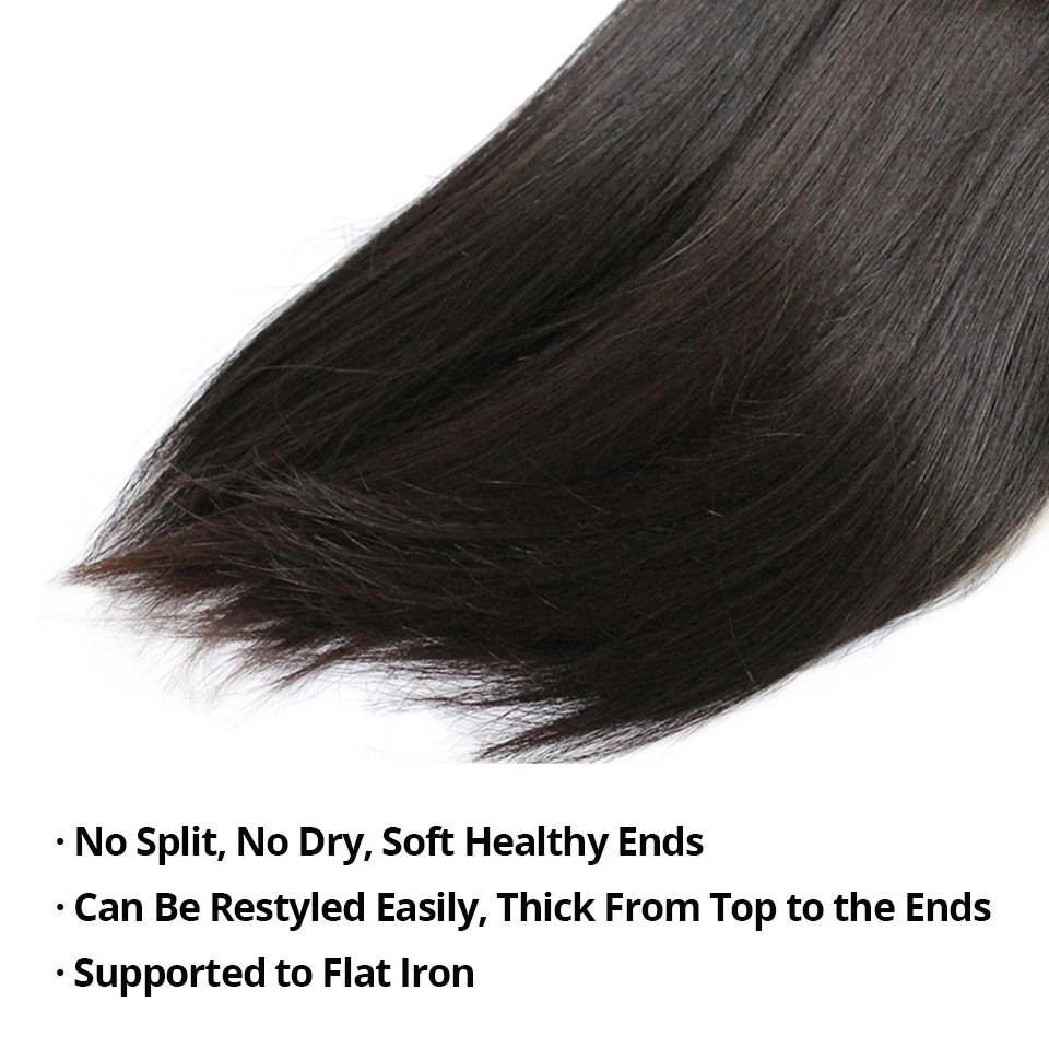 [CEXXY] OneCut волосы прямые "-40 дюймов P бразильские волосы remy натуральный цвет человеческие волосы переплетения пучки 3/4 пучков сделки