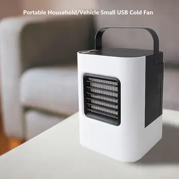 

460mL Air Conditioner Desktop Air Cooling Fan Cooler Humidifier for Office Home One Button Switch 3-speed Adjustment Simple