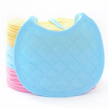 Bavoirs 100% coton pour bébé, serviette d'alimentation douce et confortable, pour nouveau né, pour le dîner et le déjeuner, tabliers réglables, 1 pièce