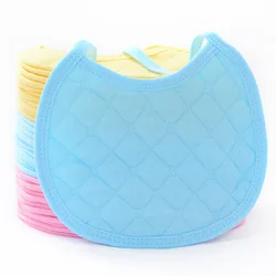 1PCS Baby Bibs 100% Cotton Soft Comfortable Feeding Towel Newborn Toddler Dinner Lunch Eating Cloths Adjustable Bib Aprons