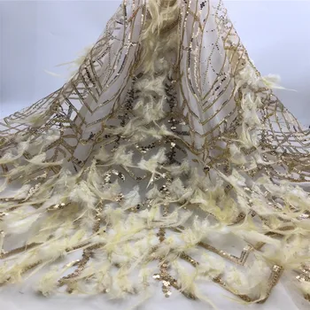 

African 3D Lace Fabric 2020 Embroidered Nigerian Wedding Lace Fabric High Quality French Tulle Lace Fabric For Dress jh83-65