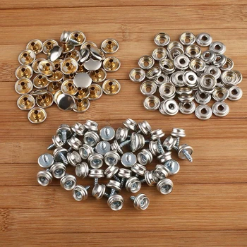 

Fabric Copper Snap Fastener For Boat Button Screw Stainless steel Furniture Kit Canvas Useful