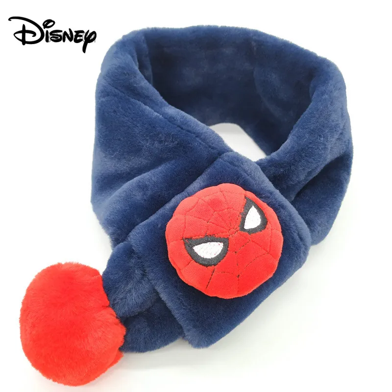 Дисней Детский шарф мальчик ребенок серия Marvel ветрозащитный шарф мальчик толстый теплый плюшевый воротник шарф