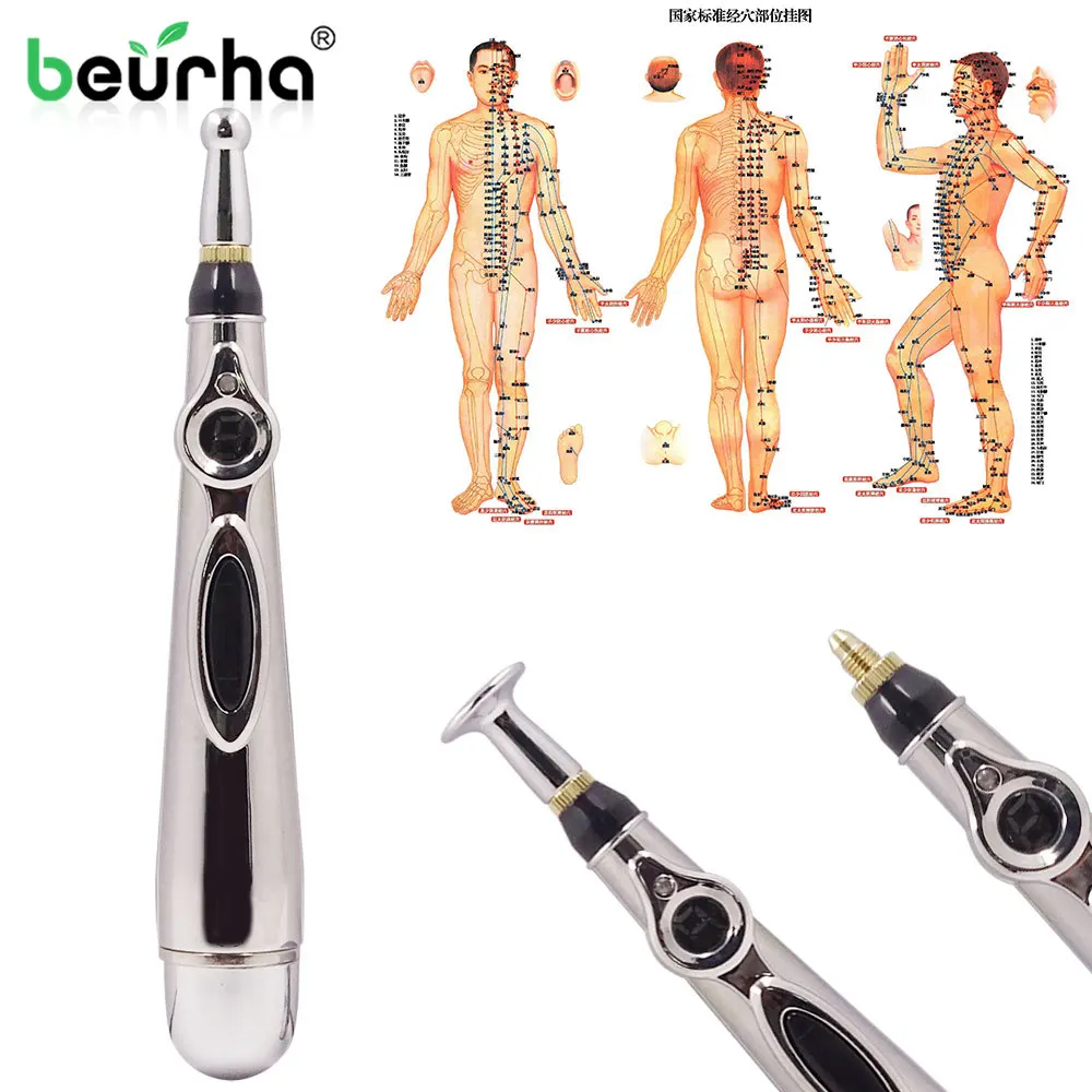 ElectricMeridianEnergyPenElectronicTensAcupunctureMassagerLaser
