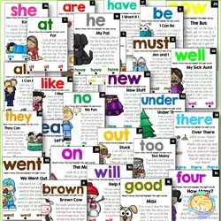52 визирных слова чтения класса плакат Wooksheet дети учат английский язык тетради для детей