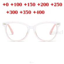 MINCL Blue Light блокирующие очки прогрессивные многофокусные очки для чтения дизайнерские женские очки против усталости гиперопия чтения NX