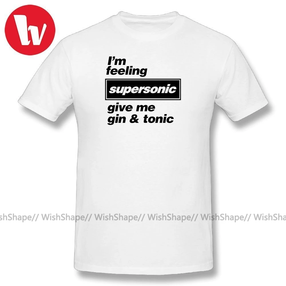 Футболка группы Oasis, футболка с надписью Oasis-Supersonic, Мужская футболка с буквенным принтом, Повседневная летняя хлопковая забавная футболка