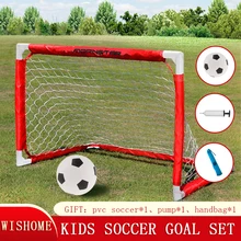WISHOME Kids Soccer Goal Set Mini Football Goal Indoor Family Game Square Soccer Goal Net for Backyard Futbol Gate Garden Toy Team Sports WISHOME Kids Soccer Goal Set Mini Football Goal Indoor Family Game Square Soccer Goal Net for Backyard Futbol Gate Garden Toy Team Sports