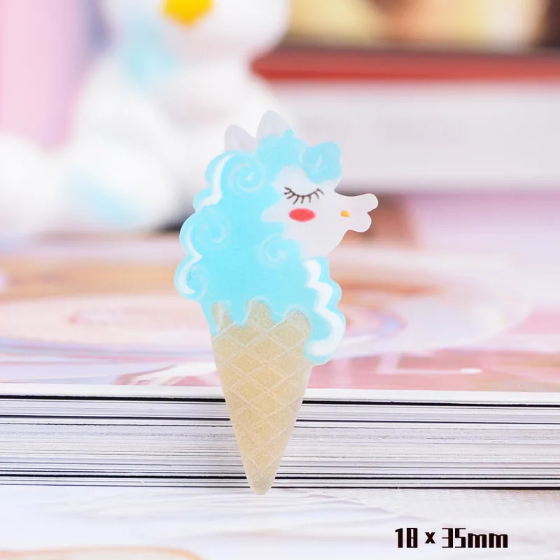 10Pcs Cartoon Unicorn Ice Cream Flatback Resin Cabochon Simulation Fake Food Phone Decor Parts DIY Scrapbooking Hair Bows Center 10Pcs Cartoon Unicorn Ice Cream Flatback Resin Cabochon Simulation Fake Food Phone Decor Parts DIY Scrapbooking Hair Bows Center