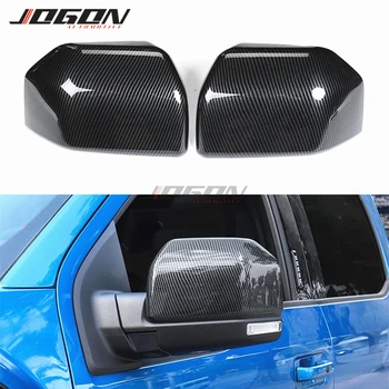 

Glossy & Matte Carbon For Ford F-150 F150 2015- 2020 Car Side Rear View Rearview Mirror Cover Caps Shell