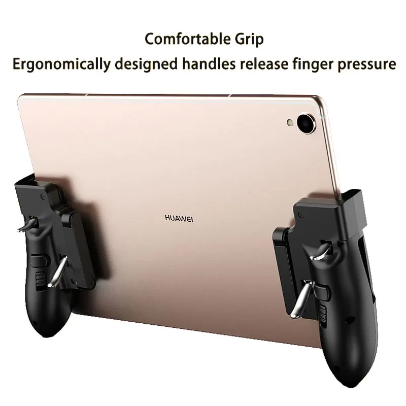  PUBG ipad Controller Six Finger Pubg Mobile Trigger Gamepad Grip L1R1 Fire Aim Button Joystick For 