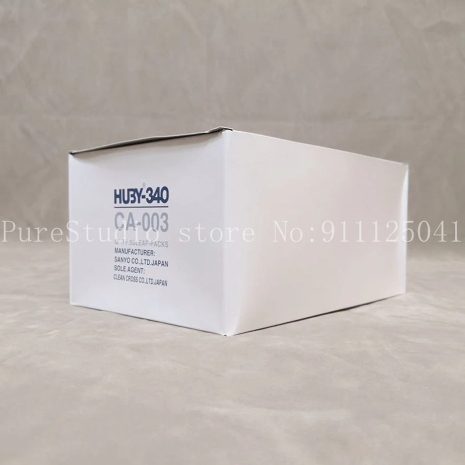 50bags (25pcs/bag) Huby-340 Clean Swab Coned Bulb Type 3" double tip COTTON APPLICATOR HUBY340 CA-003 sharp head
