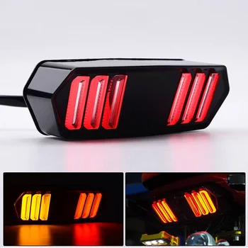 

Motorcycle LED Tail Light Running Stop Brake Rear Warning Turn Signal Indicator Lamp for Honda MSX125 CBR650F CTX700 CTX700N