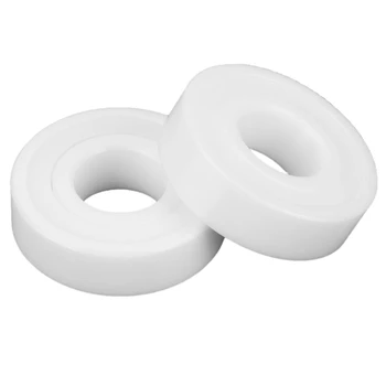 

2Pcs 626 Full Ceramic Bearing ZrO2 Ball Bearing 6X19X6mm with Deep Groove Raceway