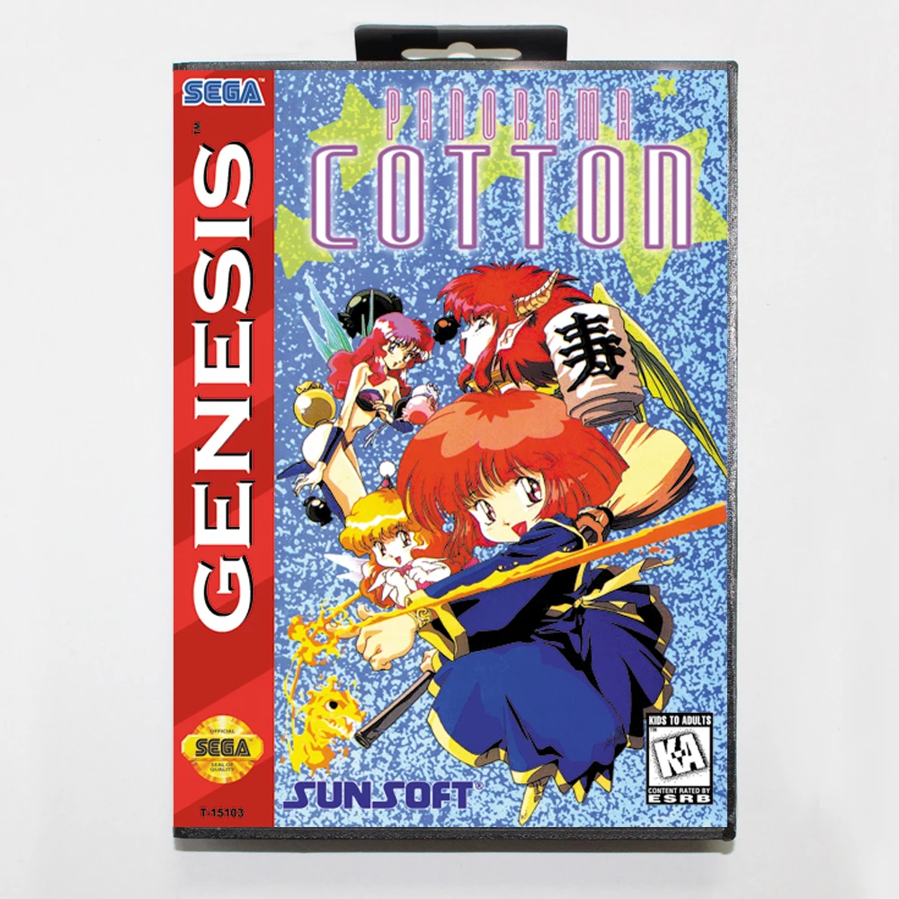 Панорама хлопок 16 бит MD игровая карта для sega Mega Drive/Genesis с розничной коробкой