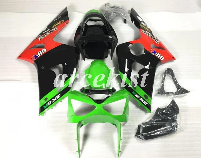 

New ABS Injection Mold Full Fairings Kit Fit for kawasaki Ninja ZX6R 636 2003 2004 03 04 6R custom Free green red black