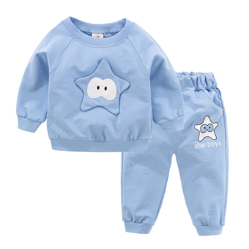 

2019 Cotton Sweatshirt + Pants 2Pcs Fall Toddler Baby Girls Clothes Children Boys Clothing Set Cute Girls Sets Casual Outfit