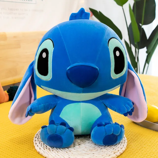 Disney cute Dolls 48 CM Kawaii Stitch Long ears Plush toys  Soft Pillows for baby kids Dear person gift