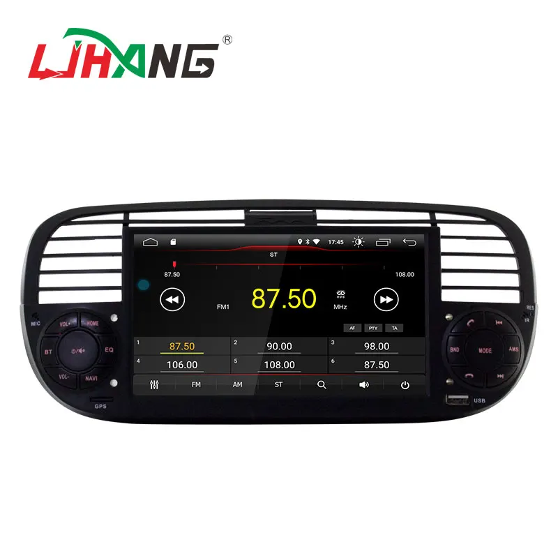 LJHANG 1 din Android 10 автомобильный dvd плеер для Fiat 500 Abarth 2007 2016 GPS навигация Мультимедиа