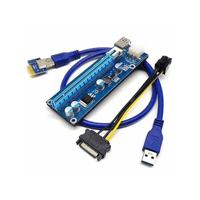 

A15-- PCI-E 1X to 16X graphics extension cable PCI-E mining adapter card extension cable