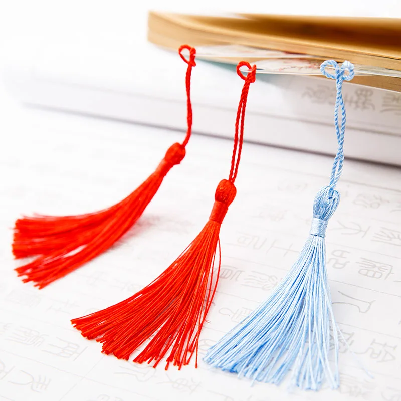 1pc Leaves Vein Bookmark Creative Chinese Wind Tassel Bookmarks Collectibles Stationery Creative School Supplies