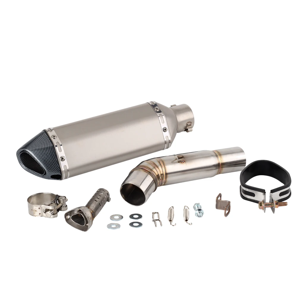 Version E For Honda Hornet CB600F 2007 to 2013 Hornet 600 Escape CBR 600 F Exhaust Slip-on Motorcycle Exhaust Pipe Muffler And Link Pipe - Цвет: Version E