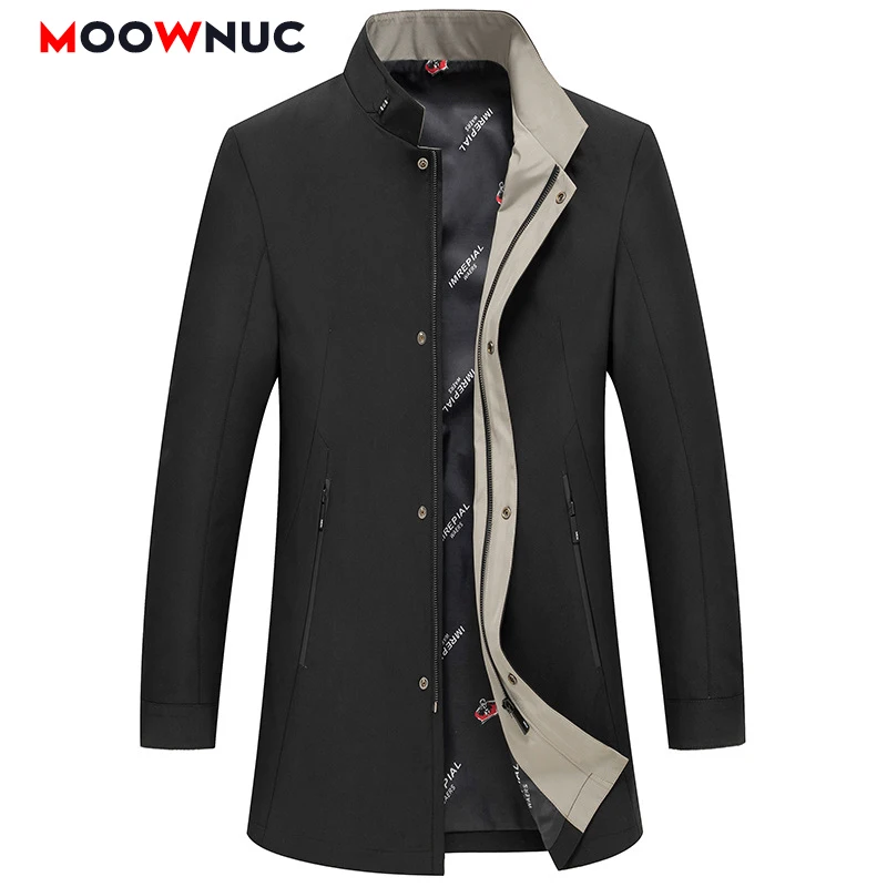 

Windbreaker Blazer 2020 Blouse Jacket Male Smart Casual Spring Coats Mlb Fashion Wool Coverall Hombre MOOWNUC Brand Men Slim Fit