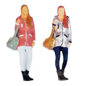 

1/64 People Figures, Tiny People for Miniature Scenes Model Railway Trains Garden Railroad, Diorama Doll Collections