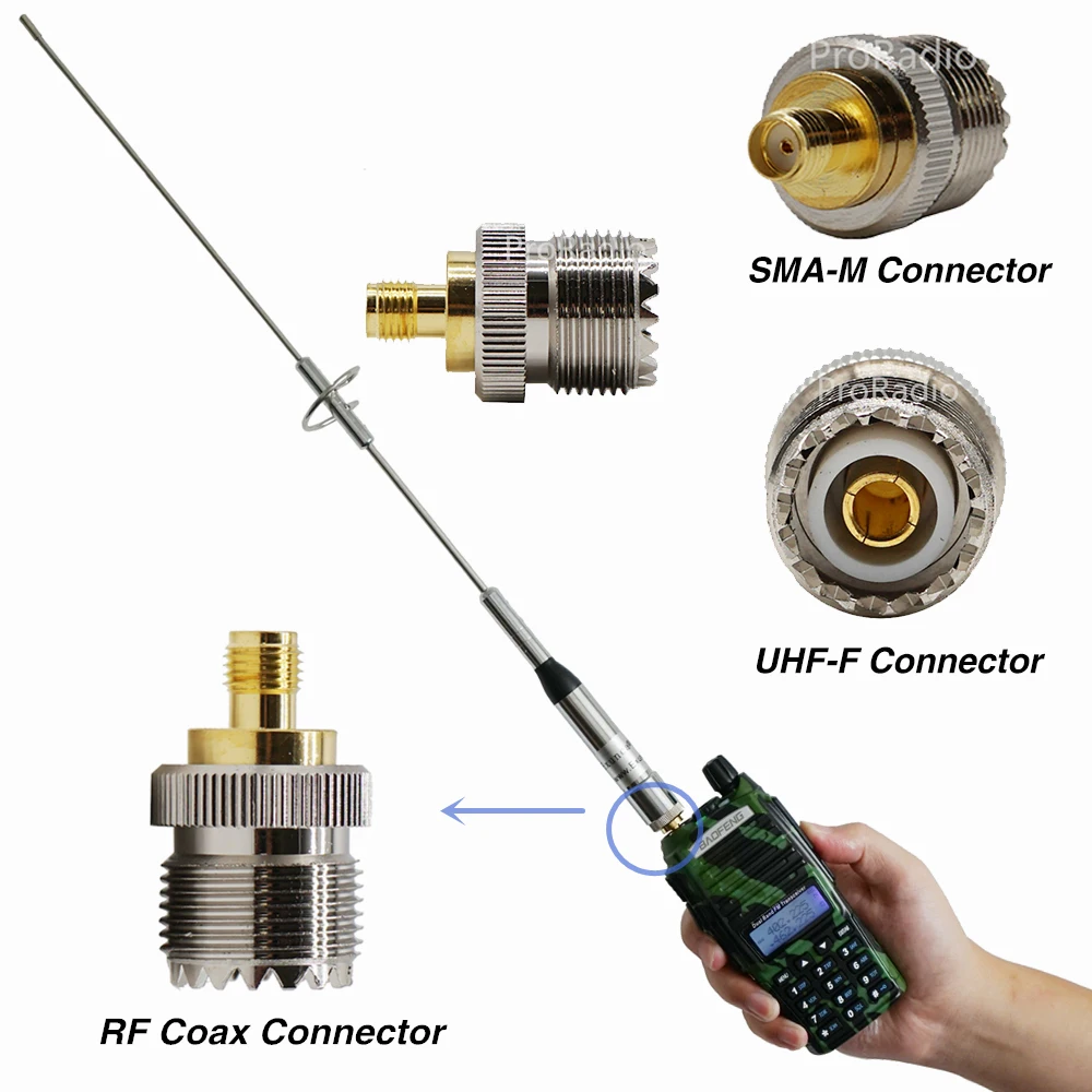 1PCS RF Coaaxial Adapter Connector SMA Female to UHF Fine Copper PL259 Converter Coax Connectors #YR01 Na770S Antenna | Мобильные
